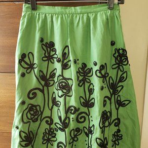 WD NY Silk A-Line Skirt